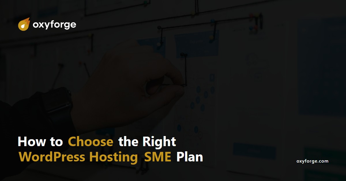 Oxyforge - How to choose the right WordPress hosting SME plan