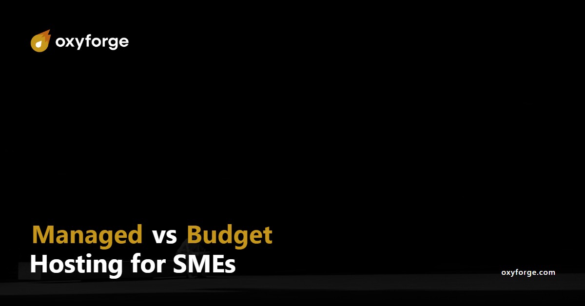 Oxyforge - Managed vs budget hosting for SMEs