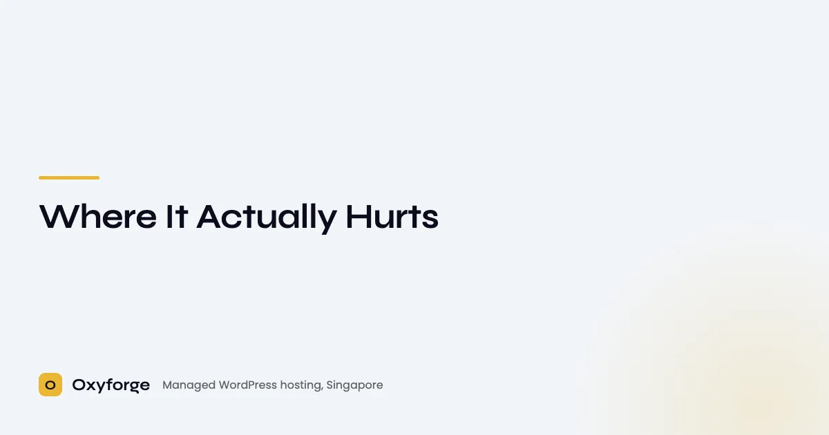 Where It Actually Hurts - Oxyforge